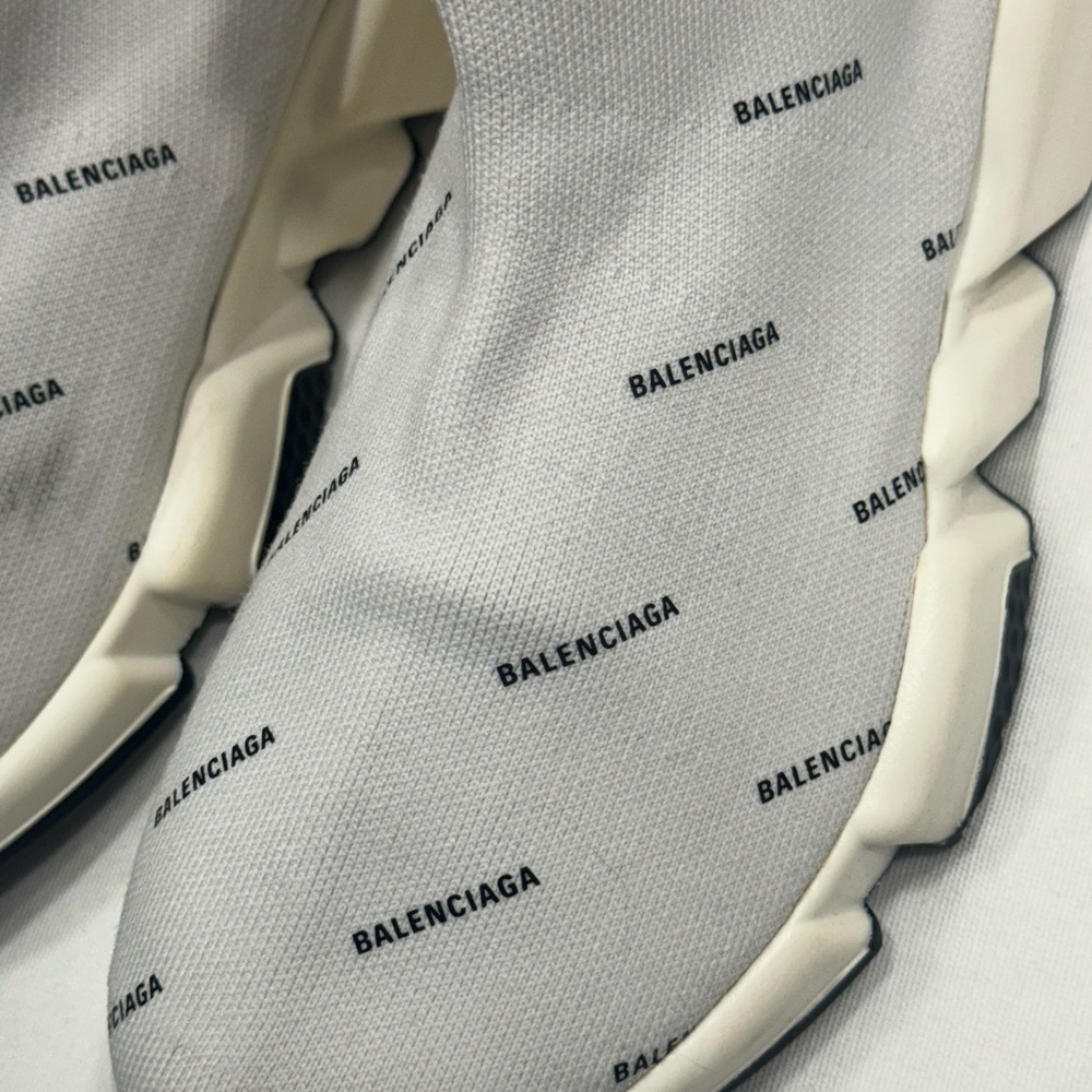 Balenciaga Speed Allover Logo Sneakers EU 38 - Picture 5 of 8
